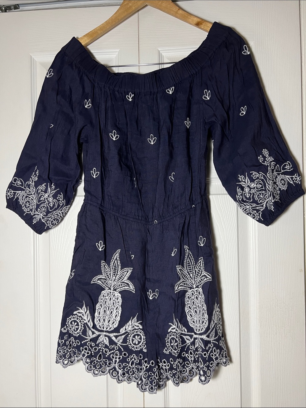 New! FARM Rio Pineapple Romper Women’s XS